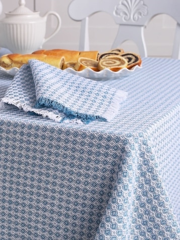 Mountain Weavers Dorset Weave Cotton Tablecloth