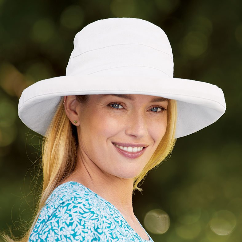 Women's Big-Brim Cotton Canvas Hat