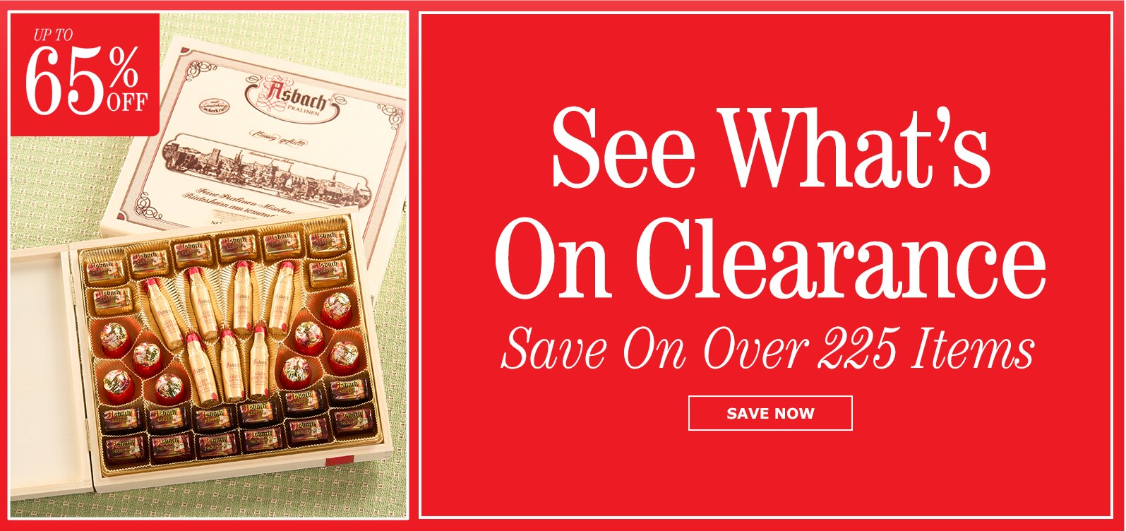 See What's On Clearance, Save On Over 225 Items. Up To 65% Off. Save Now
