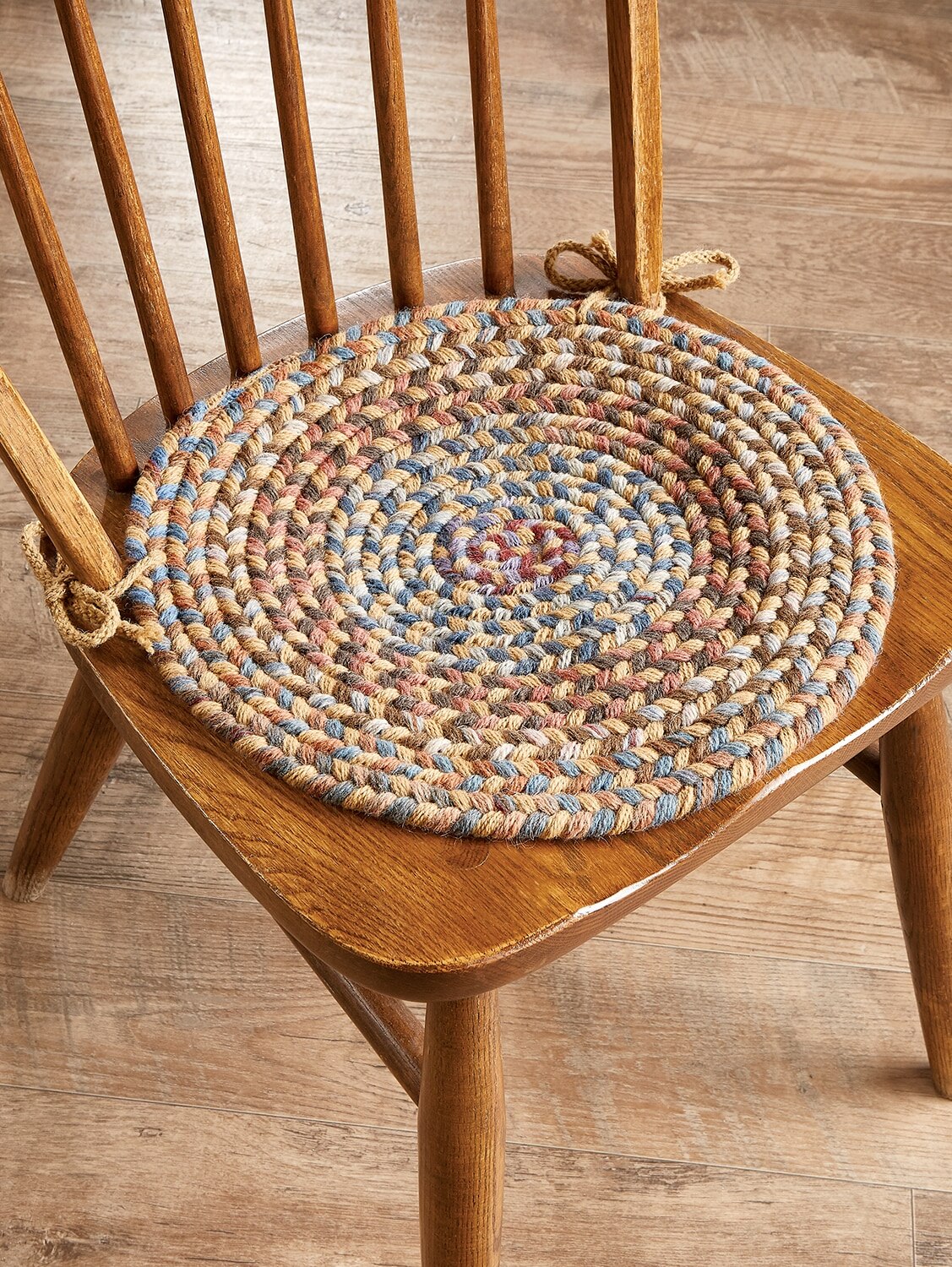 Wool Braided Chair Pad