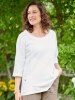 Crinkle Cotton Solid Color Tunic Top