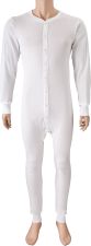 Mens Red Union Suit with Seat Flap | Cotton Long Underwear