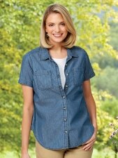 Cotton Muumuu Top | Floral Easy-Wearing Blouse