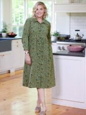 Cotton Corduroy Dress | Womens Button Front Jumper