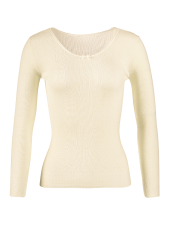 トップス SECOND/LAYER VEAL THERMAL WHITE Womens Dual Layer Long Underwear Top
