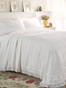 cotton quilted bedspreads queen