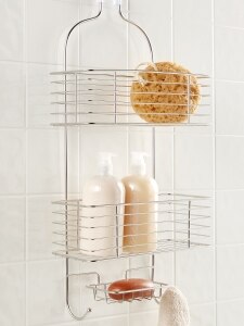 Bath Organizer Shower Curtain - Milky Spoon