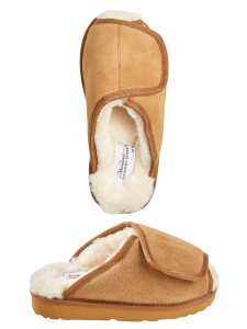 Encyclopedia Rykke kimplante Adjustable Sheepskin Slippers | Wrap Around House Shoes