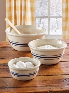 Cavendish Stoneware Mixing Bowls, Set of 3