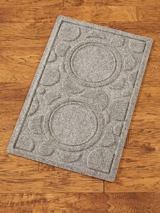 Waterhog Basket Weave Doormat, 3' x 5' - Gray