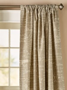 French Note Rod Pocket Curtains Vermont Country Store