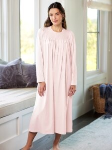 Woven cotton nightgowns hotsell