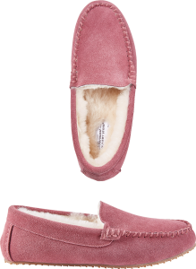 ☆送料無料☆ TANDY ☆ sheepskin loafer ☆ PINK Shearling-Lined Suede Moccasins for Women | Australian Sheepskin
