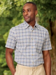 トップス ballsy brothers seersucker check shirt Brooks Brothers Tech Stretch Patterned Shirt With Custom