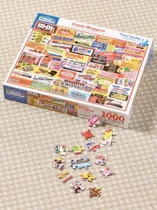 Candy shop wrapper puzzle