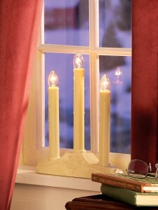 Christmas Window Candles | Lights in 3 and 5 Tiers