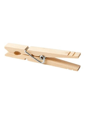 Faucet Queens 50 Pack Wooden Spring Clothespins.