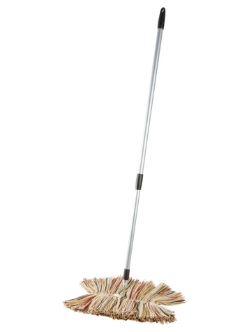 Wooly Dust Mop w/ Frame and Extension Handle