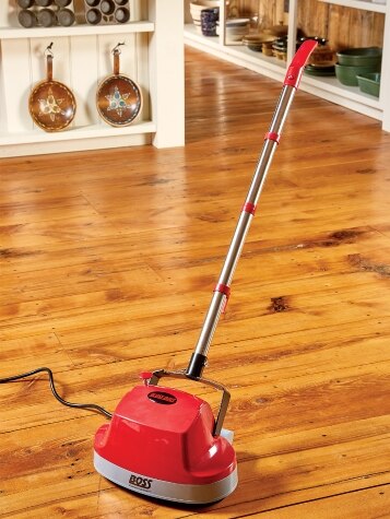 A Scrubber Designed for Wood Floors