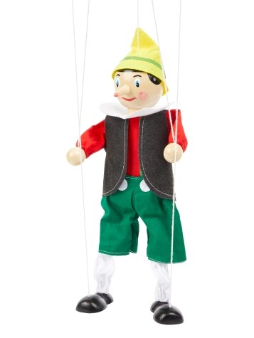 Pinocchio Wooden Marionette Puppet Toy