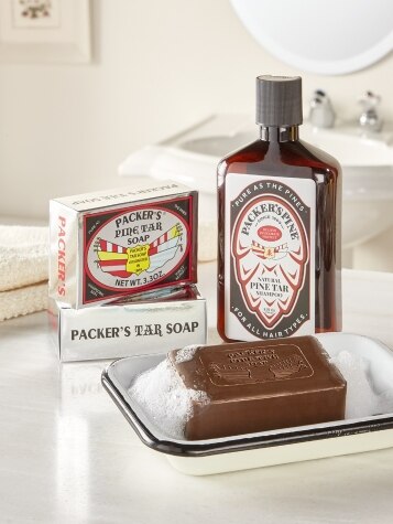 Packers Pine Tar Soap The Original Mens Bar Soap with Natural Pi