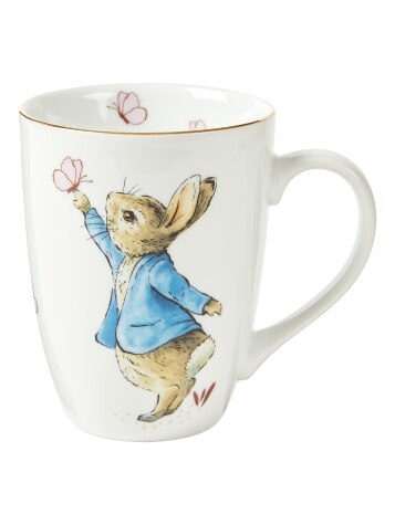 Peter Rabbit Porcelain Mug, Set of 4