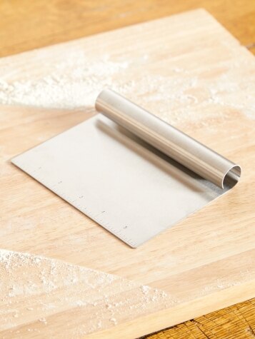 Bench Scraper Stainless Steel Dough Chopper Measure Cutter Pastry Baking  Kitchen 