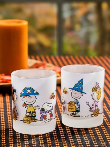 Peanuts Snoopy Glass Cup Set