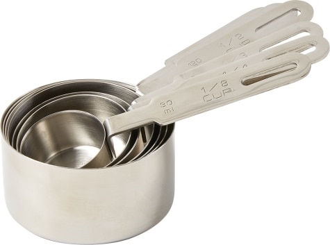 Hastings Home Stainless Steel Measuring Cup Set in the Kitchen
