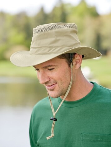 Mens Safari Hat with Insect Repellent