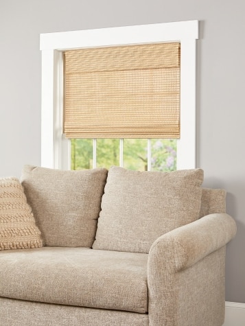 Champlain Bay Cordless Bamboo Roman Shade