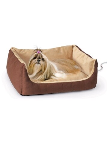 Tri-Wall Heated Mocha Pet Bed