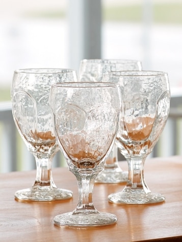 Stemmed Jelly Goblet Glasses