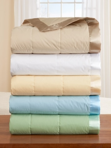 Quilted Down Blanket Lightweight Goose Down Comforter