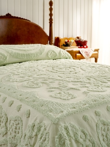 Emryn House 100% Cotton Floral Chenille Bedspread Set - 20751123