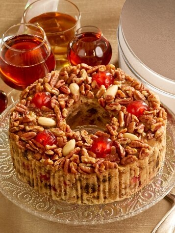 Triple-Liquor Fruitcake Tin, 2 Pounds
