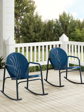 Classic Outdoor Rocking Chair Set, 2 Chairs