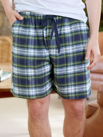 Men's Portuguese Cotton Flannel Pajama Shorts