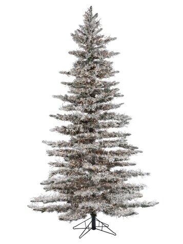 7 5 Ft Pre Lit Flocked Wyoming Pine