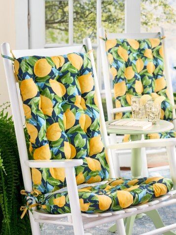 Never-Flatten Tufted Rocker Chair Cushion Set, In 2 Sizes