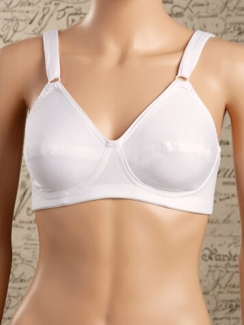 All-Cotton Bra - Latex Free Wireless Bras