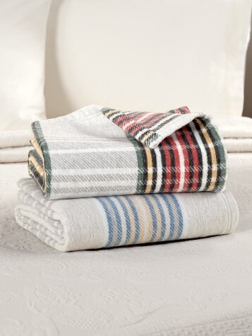 Super-Soft Plaid Blanket or Throw