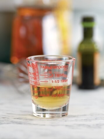 Shot Glass with Measurements