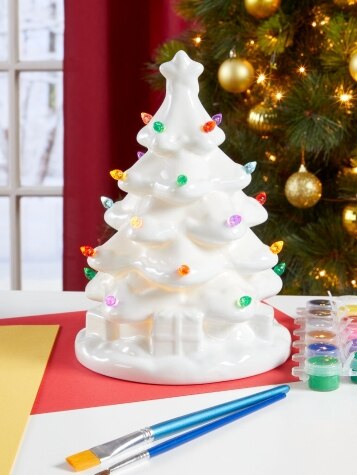 Paint Your Own Ceramic Christmas Tree Craft Kit