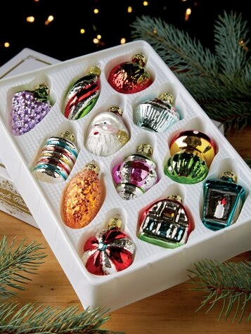 Antique shop christmas ornaments