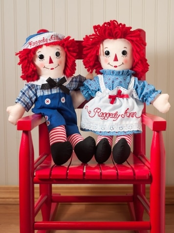 Classic 16 Inch Raggedy Ann or Andy Doll