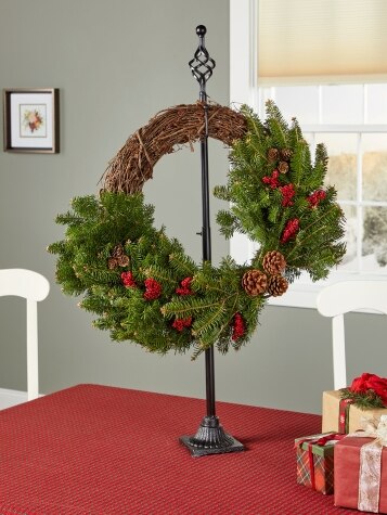 Wreath Stand, Metal Wreath Stand