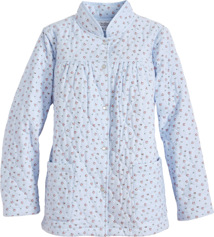 Double-Quilted Cotton Flannel Bed Jacket
