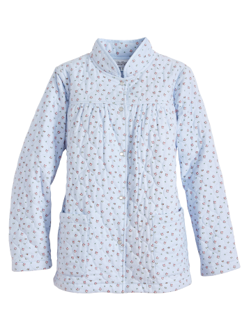 Double-Quilted Cotton Flannel Bed Jacket