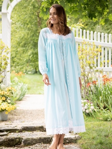 Full Length Eileen West Turquoise Sea Glass Robe